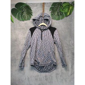 🍑DANKSKIN Women Sweatshirt Hoodie Athleisure Pullover Gray Black S(4-6)